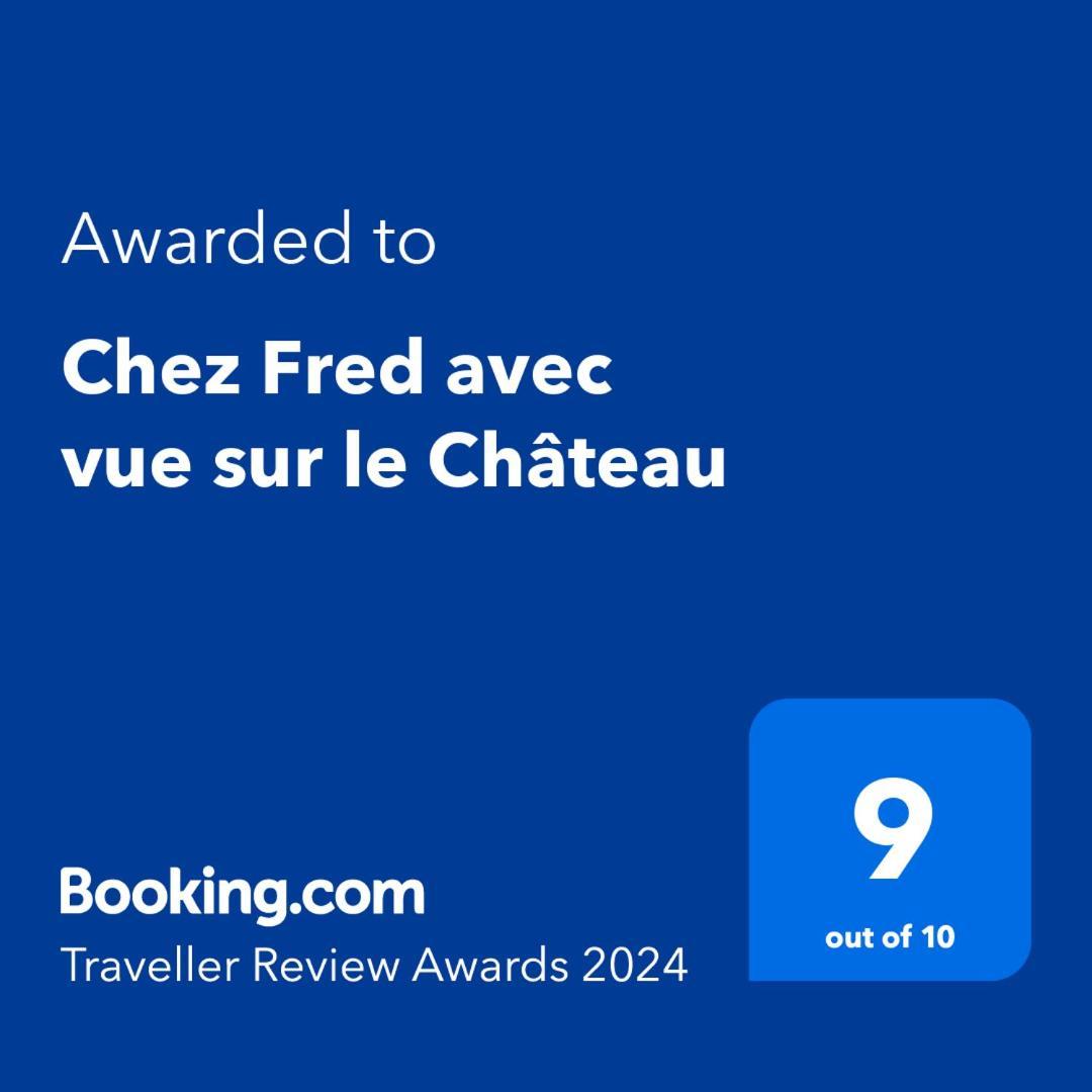 Chez Fred Avec Vue Sur Le Chateau Angles-sur-l'Anglin Exterior photo